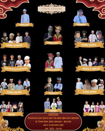 Pementasan Gong Kebyar dan Tari Anak -Anak Sanggar Seni Sanggita Kencana Budaya Desa Madenan